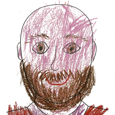 Portrait of Nicolas, drawn by his daughter